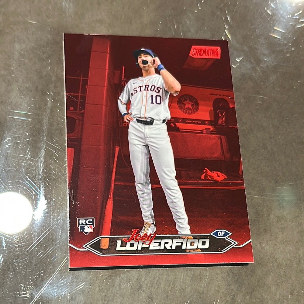 Topps Red Baseball Card